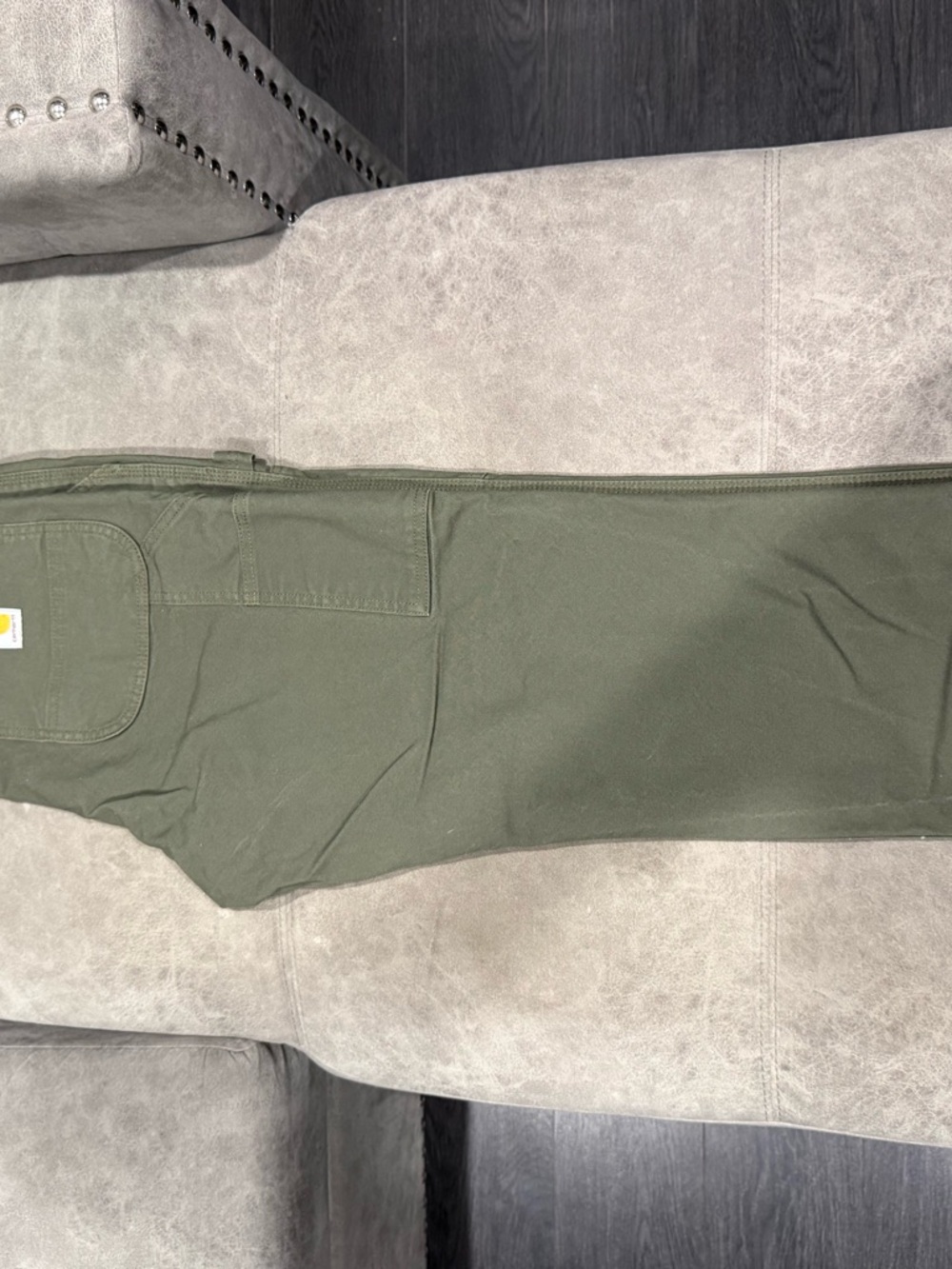Carharrt olive green utility pants